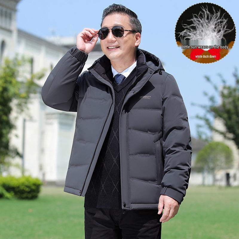 Men's Winter Down Jacket for 50s & 60s - New Style for Middle-aged & Elderly
