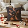 Sphynx Cat Cushion Cover Anti-dustmite Pillowcase Invisible Zipper Silky Short Plush Sofa Cushion Cover