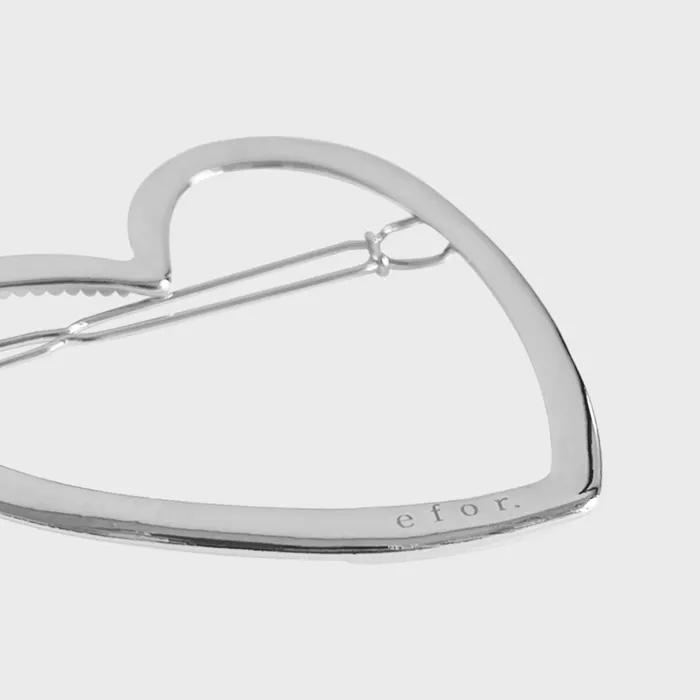 Punching Heart Hair Pin