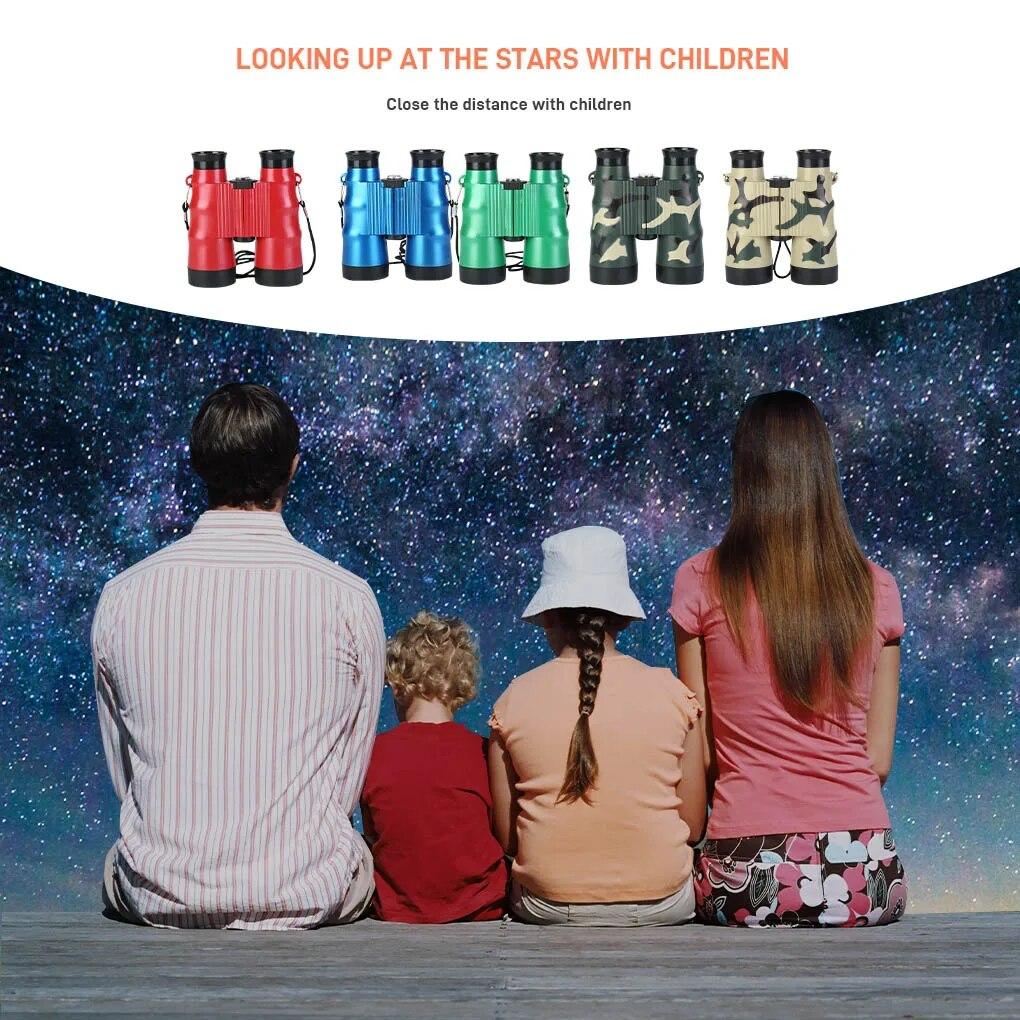 Teleskop 6X36 Tragbares Kinderfernglas Faltbare Kinder Outdoor-Beobachtungsfernglas Wüstentarnung