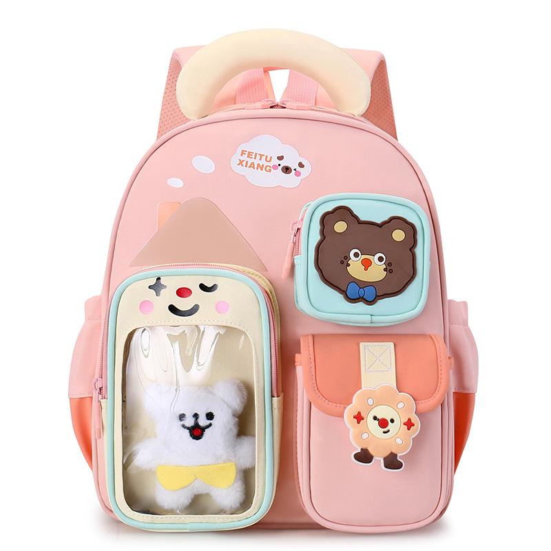 New Children'S Backpack For Primary School Students Boys And Girls Large-Capacity School Bag Kindergarten Baby Backpack