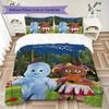 Pościel z wzorem In The Night Garden, Zestaw kołdry Poszewka na kołdrę Poszewka na poduszkę Domowy Prezent Urodzinowy(1 * poszwa na kołdrę + 2 * poszewki na poduszki, bez rdzenia)_lx