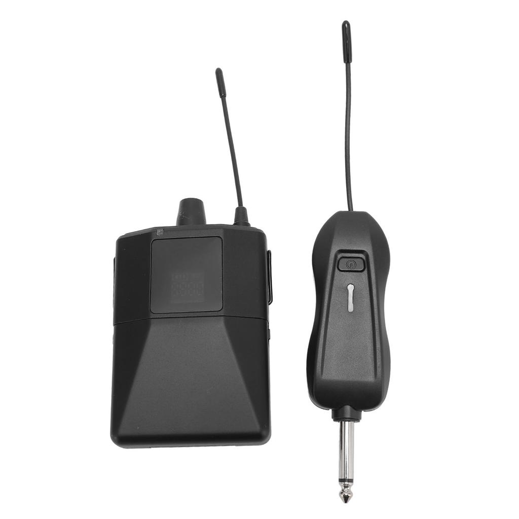 Fones de Ouvido Sem Fio Monitoramento Transmissor Receptor UHF Ajustável 600 700MHz Saída Estéreo 3.5mm Estéreo Sem Fio