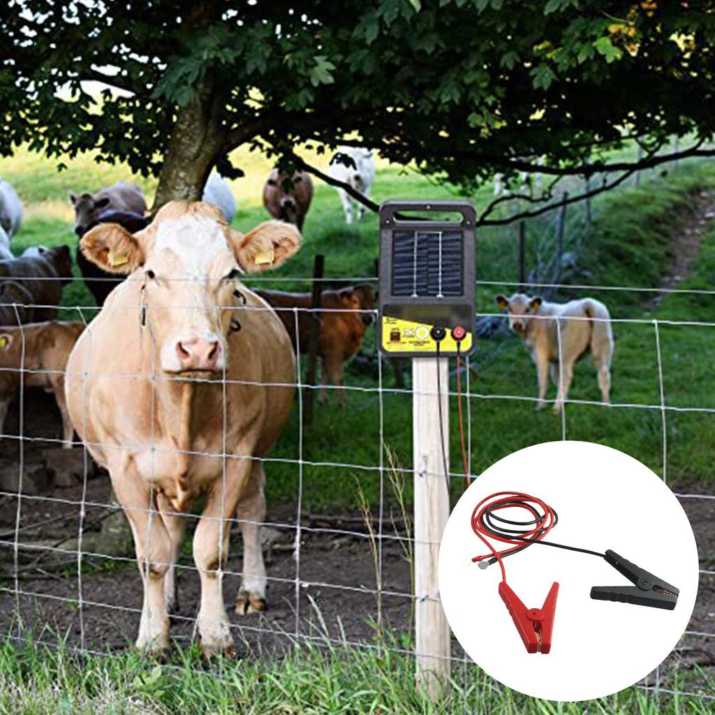 Electric Fence For Alligator Clip Jump Cable and For Alligator Clip Solar Fence Cable