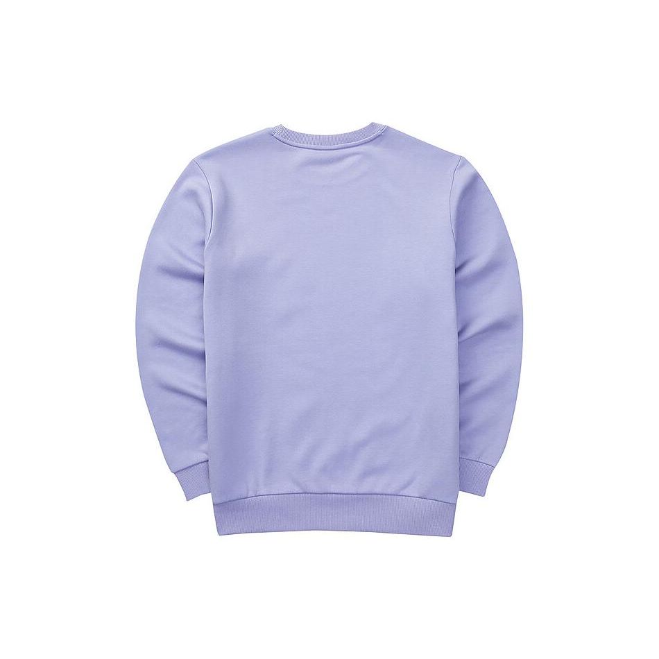 Skechers Logo Round Neck Pullover Sweatshirt Unisex Sweatshirt Sweet-Lavender L323U176-01DU