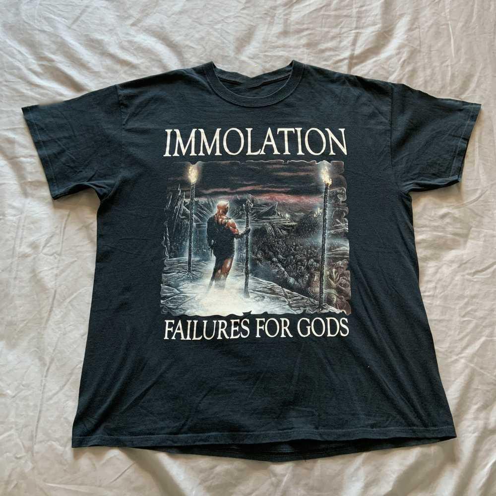 

Immolation band Failures For Gods Black Unisex Cotton TShirt Unisex T-Shirt S