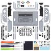 EXtremeRate DIY Ersatzschalen-Tasten für Nintendo Switch Benutzerdefiniertes Komplettset für Switch 2 2 mit Rückplatte und Controller-Gehäuse Deluxe Edition
