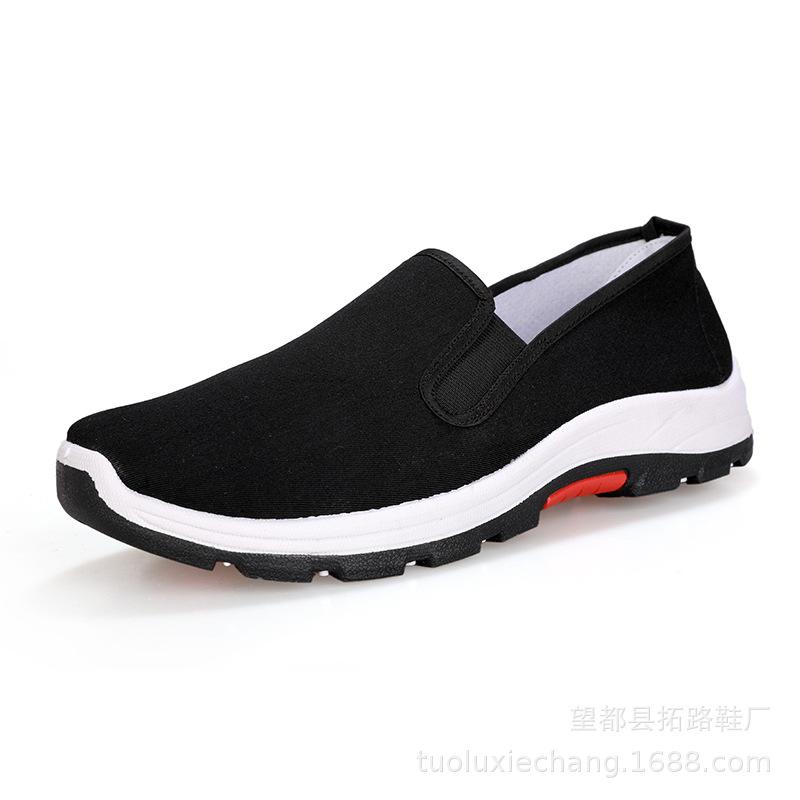 New cloth shoes men's non-slip soft-soled shoes mountaineering sole cloth shoes lazy men