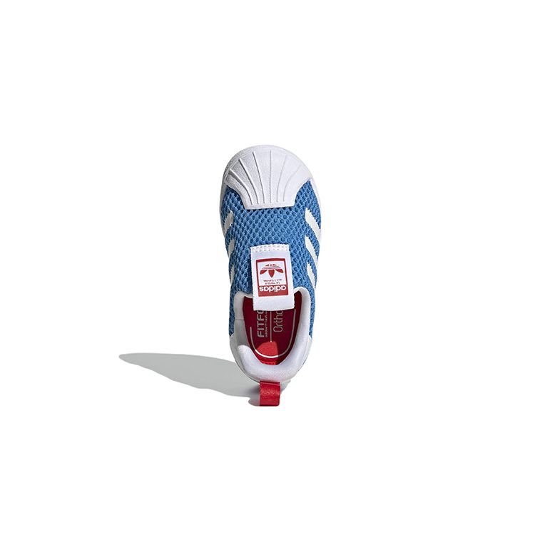 Adidas Originals Superstar 360 Comfortable Durable Low-Top Walking Shoes Baby Shoes Blue GY9143