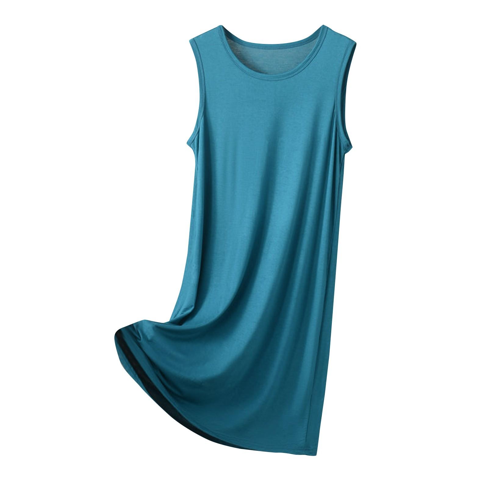 

Женская модная ночная рубашка больших размеров, пижама-сарафан средней длины XXXXXXXXL