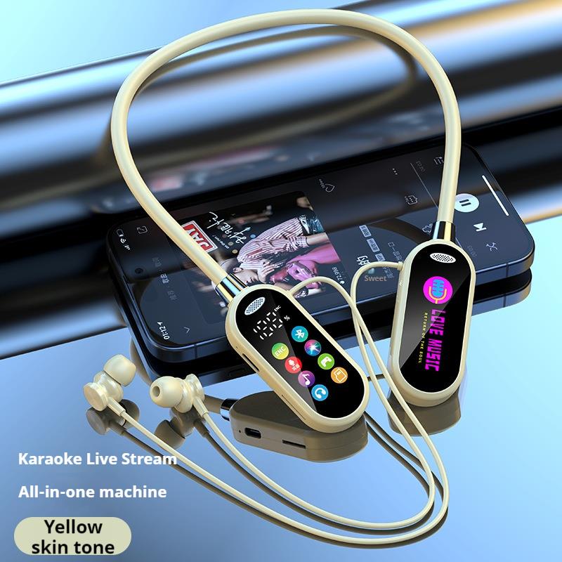 50H Play Time Bluetooth Earphones LED Display HiFi Sound Earbuds Wireless Headphones Sports Gamer Neckband Neck-hanging Headsets