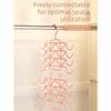Traceless Multi-Layer Bra Hanger Non-Slip Curved Hook Scarf Rack Sturdy Multi-Functional Vest Organizer Wardrobe Space