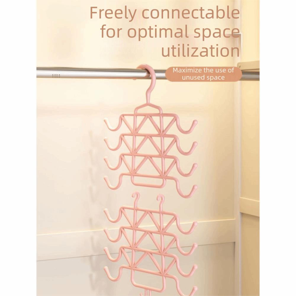 Traceless Multi-Layer Bra Hanger Non-Slip Curved Hook Scarf Rack Sturdy Multi-Functional Vest Organizer Wardrobe Space