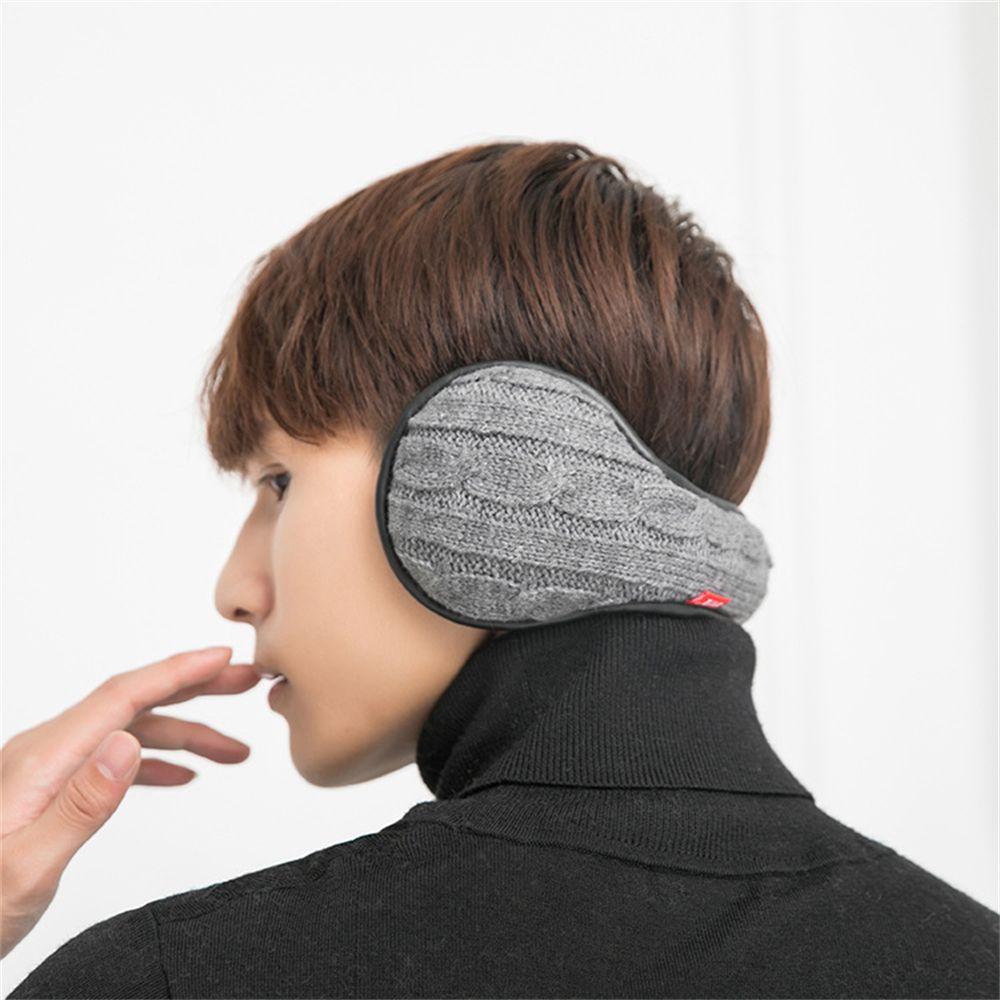 Behind Band Head Mens Warmer Winter Earwarmers Ear Muffs Plush Earmuffs Knitting