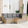VidaXL Garden Lounge Set with Cushions 7 Pcs, Patio Sofas, Patio Furniture Set, Outdoor Furniture, Mix 3256080