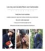 2024 Men's Winter Down Jacket - Mid-length Business Lapel Coat with Detachable Liner