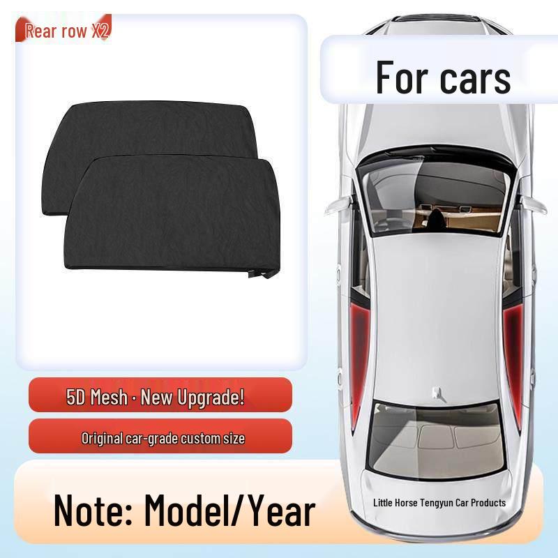 Car Sunshade & Mosquito Net - Insect-Proof Window Curtain
