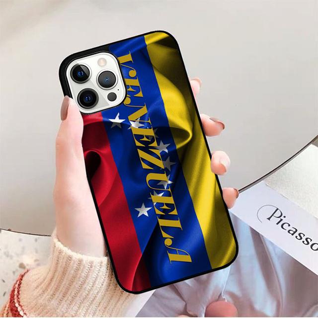 Venezuela Flag Coat Of Arms Phone Case for iPhone 17 Air 16 16e 15 Plus for Apple 13 11 12 14 Pro Max Cover Coque Fundas