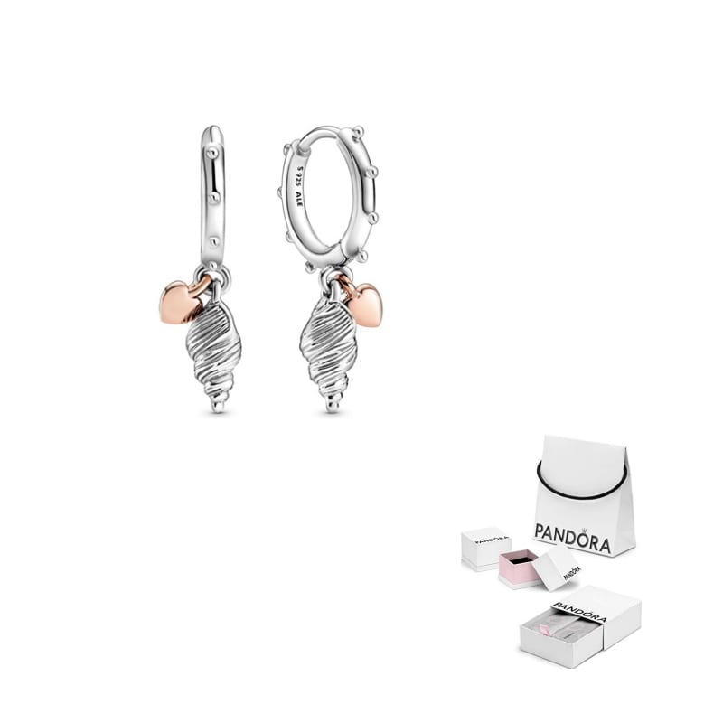 Pandora Sterling Silver, 14K Rose Gold