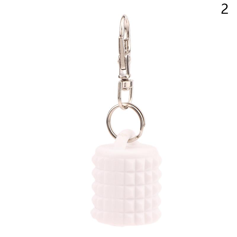 1/3 Pcs Silicone Lip Gloss Keychain Caps For Women Travel Convenient Beauty Product Accessories Travel Makeup Tool Accessory