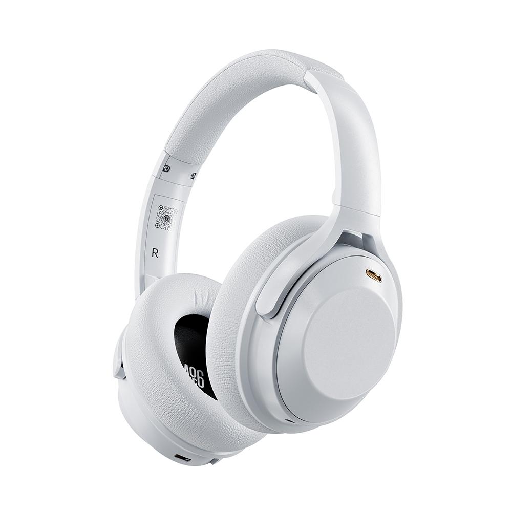 

A06 ANC Wireless Headset Bluetooth-compatible Headphone Music Gaming Earphone White