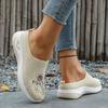 Women's Breathable Slip-On Flat Shoes with Soft Sole - All-Season Lightweight Sneakers Suitable for Walking, Daily Commute, Comfortable Casual Shoes