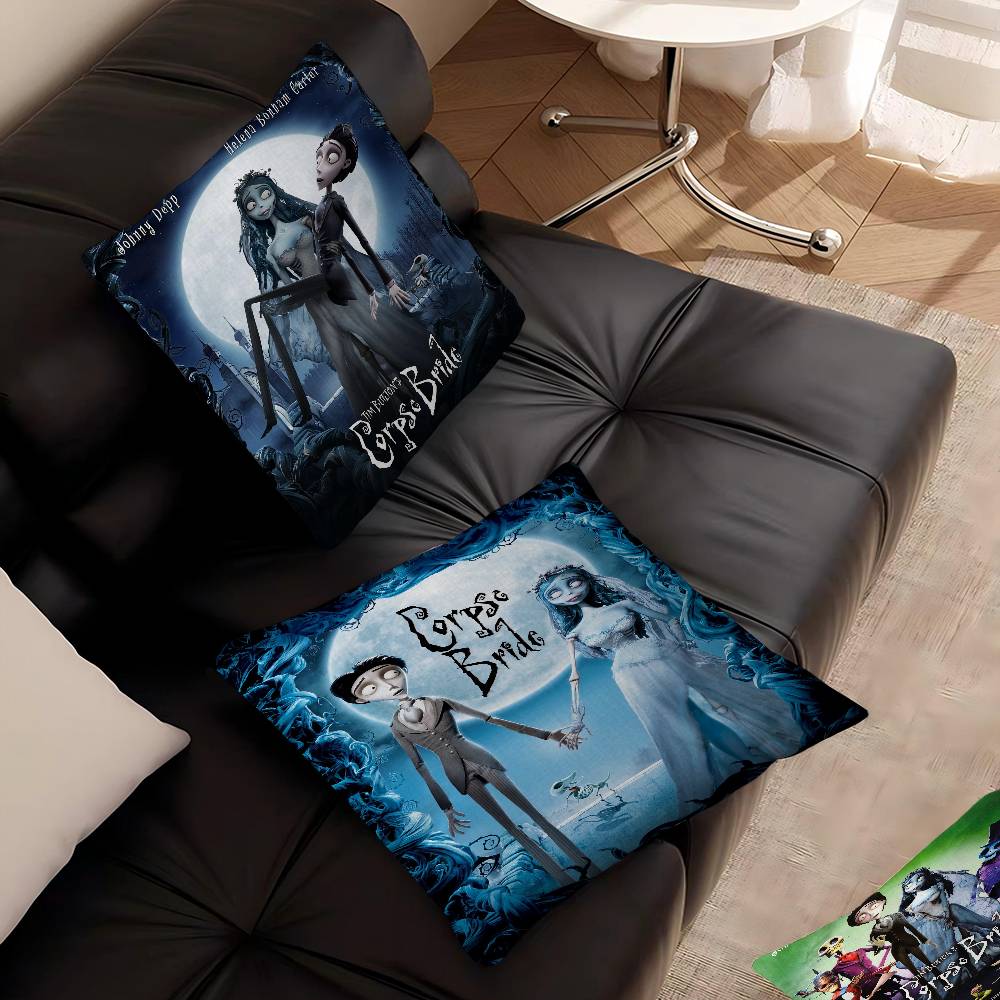 C-Corpse Bride Personalized Pillow Cover Kids Bedroom Wild Party Decor Pillowcase Kid Birthday Shower Gift