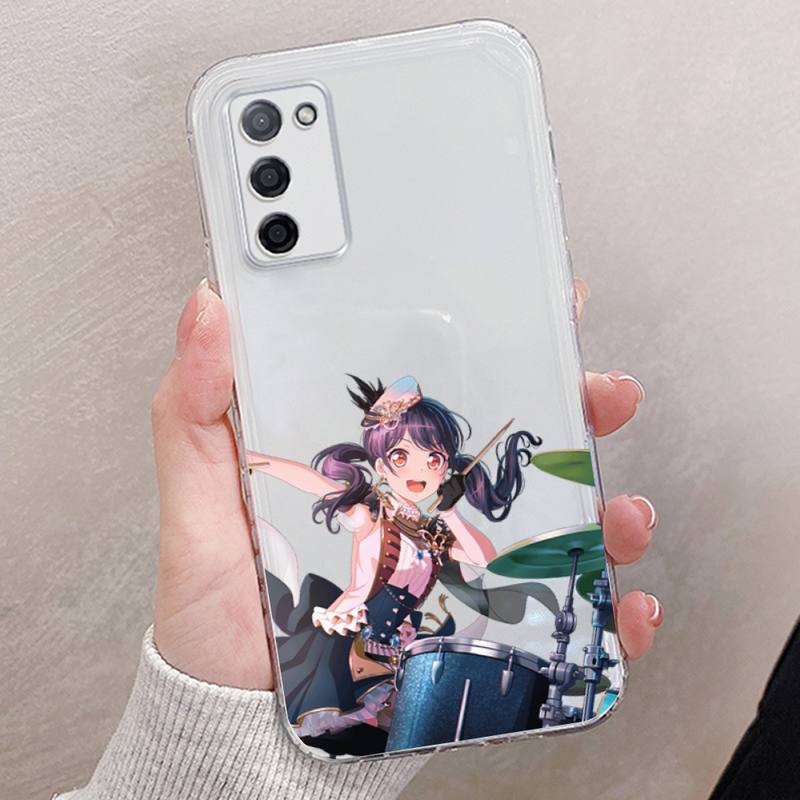 Yashio Rui BanG Dream Phone Case For Xiaomi Mi 11 Ultra Lite 10 Redmi Note 9 8 7 9a K30S K40 Pro Transparent Coque