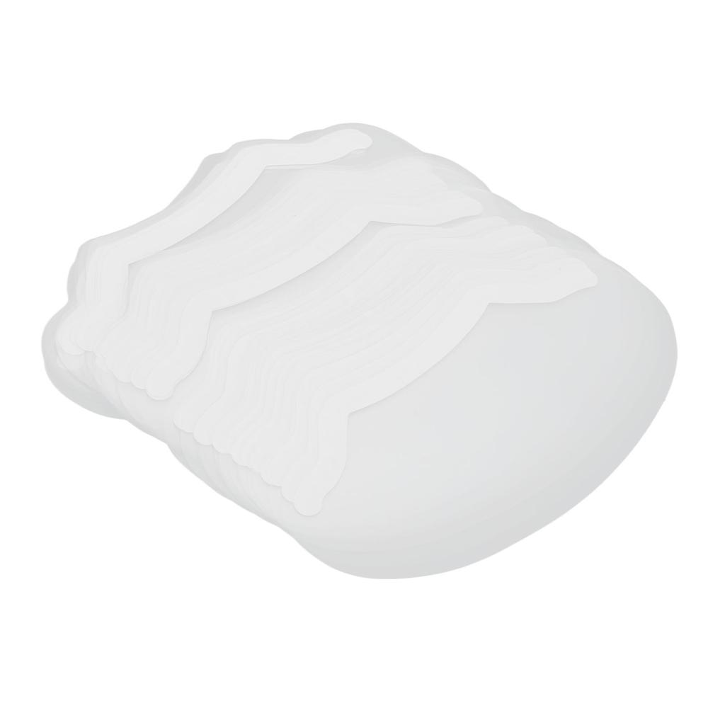 50pcs Face Line Films Disposable Transparent Face Eyebrow Guard for Home Beauty Salon