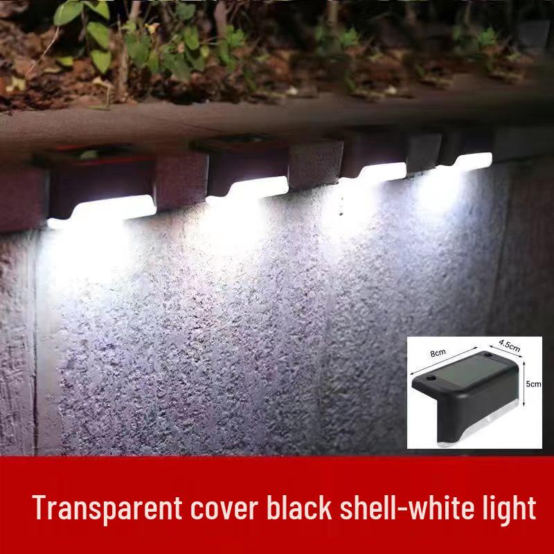 

Водонепроницаемый солнечный светильник для ступеней и перил для наружного украшения сада и забора Includes Adhesive and Screw Pack