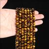 Natural Yellow Tiger Eye Stone Bead Loose Spacer 4 6 8 10 12mm For Jewelry Making Diy Necklace Bracelet Accessoy