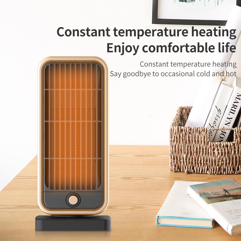 Fast Heating Small Electric Heater Portable Warmer Fan for Bedroom Office Desk Indoor Winter Use