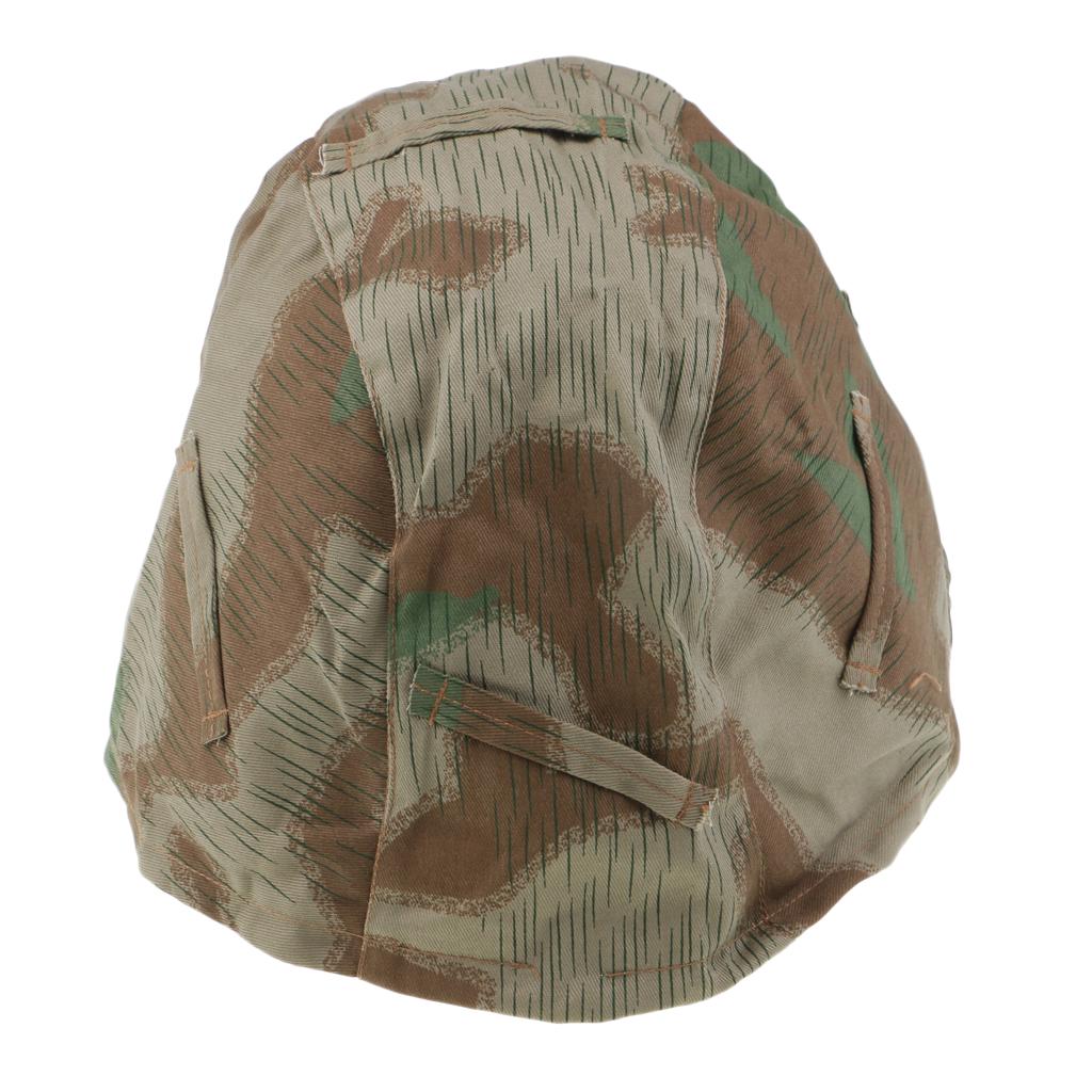M35 Steel Helmet Cover Original Broken Camouflage Helmet Cloth M40 M42 Steel Helmet Splinter Camo Cloth Repro WWII German