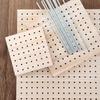 Wiederverwendbare quadratische Holz-Häkel-Blockierplatte Handwerk Strick-Blockiermatte DIY Häkelpuppen-Positionierungs-Garnloch-Platte Haken