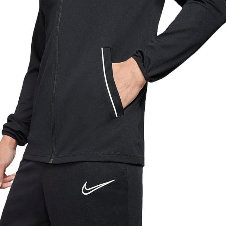 Nike Codzienne Zestawy Sportowe Męskie Czarny Stój z Kołnierzem Średni CW6131-010