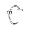 1Pc Stainless Steel Fake Nose Ring Hoop Septum Rings Non Pierced Body Jewelry Women C Clip Lip Ring Earring Fake Nose Piercing