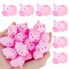 5/10/20 Stück Süßes Rosa Schwein Mini Gummi Schreiendes Geräusch Sparschwein Lustige Ornamente Haustier Geschenke Quietschen Spiel Requisiten Geeignet für Hund Katze ZYF
