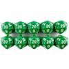 Neprůhledné barevné kostky D20, 10 ks, 20stranné kostky, kostky pro hru DND, příslušenství pro deskové hry DND