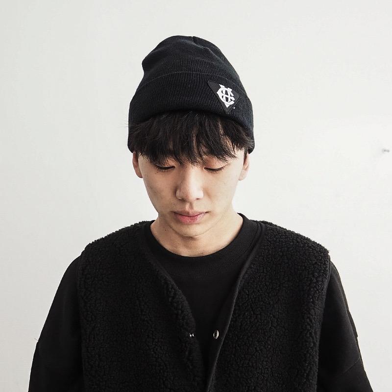 EIGHTVOLUME Ev T Patch Basic Beanie (Black)