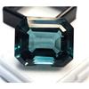 Natural Teal Blue Tourmaline 38+ Ct Emerald Cut Certified Fabulous Gemstone
