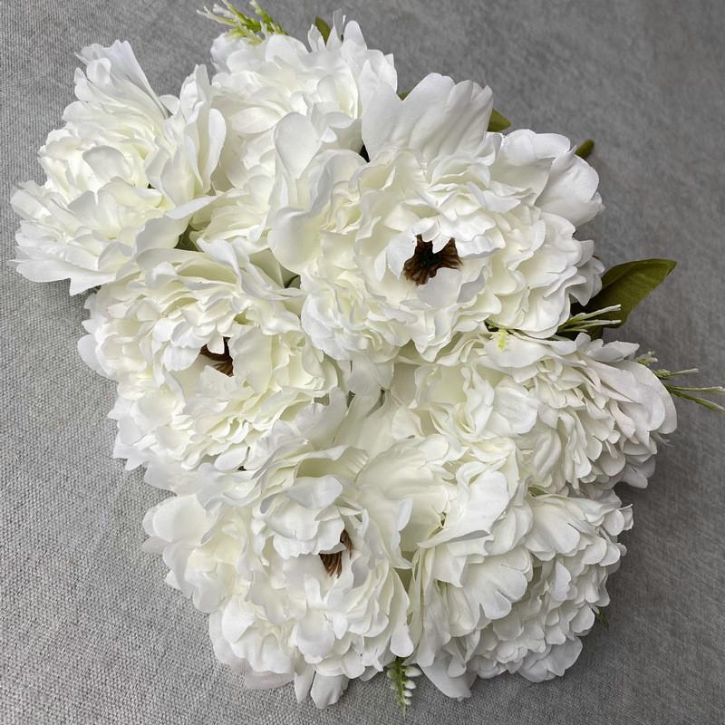 Peony Flower Artificial Wedding Centerpiece For Home Decor And Photography Prop