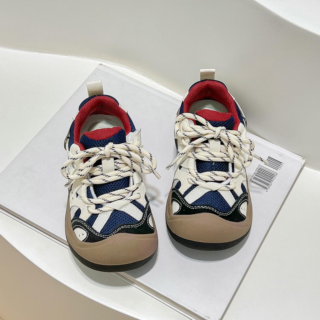 Children's shoes non-slip hiking shoes 2025 autumn new style outdoor lightweight running shoes men's and girls' sports and leisure shoes