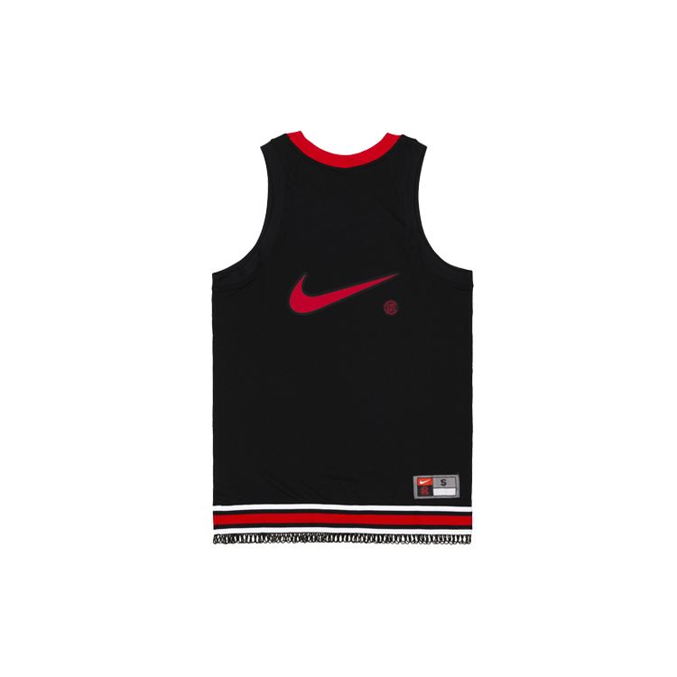 Nike X CLOT NRG GE Jersey (Asia Sizing) Black/University Red/White Men Streetwear CQ9344-010