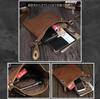 Retro Style Shoulder Bag Crossbody Bag Waterproof Lightweight PU Leather Brown Brown [MaRowsm] Men's