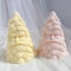 Top Quality Santa Claus Christmas Tree Candle Molds Dinner Cake Silicone Mold Soy Wax Silicone Mould Christmas Home Resin Decor