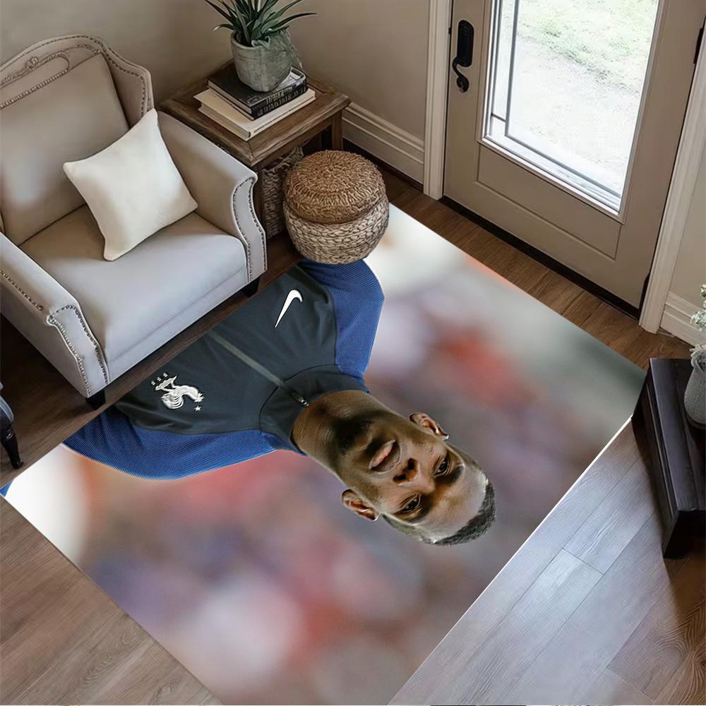 Pogba's Jersey Floor Rug Office Rug Suitable for Playrooms Balcony Dormitory Dining Room Antislip Carpet Decorate Offices