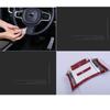 Do Volvo S90 XC90 ramka dekoracyjna kierownicy xc60 v90 specjalne ABS chromowane naklejki wewnętrzne s60 v60 Akcesoria samochodowe