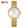 OFNS Women's Ultra-Thin Fashion Quartz Watch: Simple, Trendy, Casual, and Waterproof Design Without Hour Markers