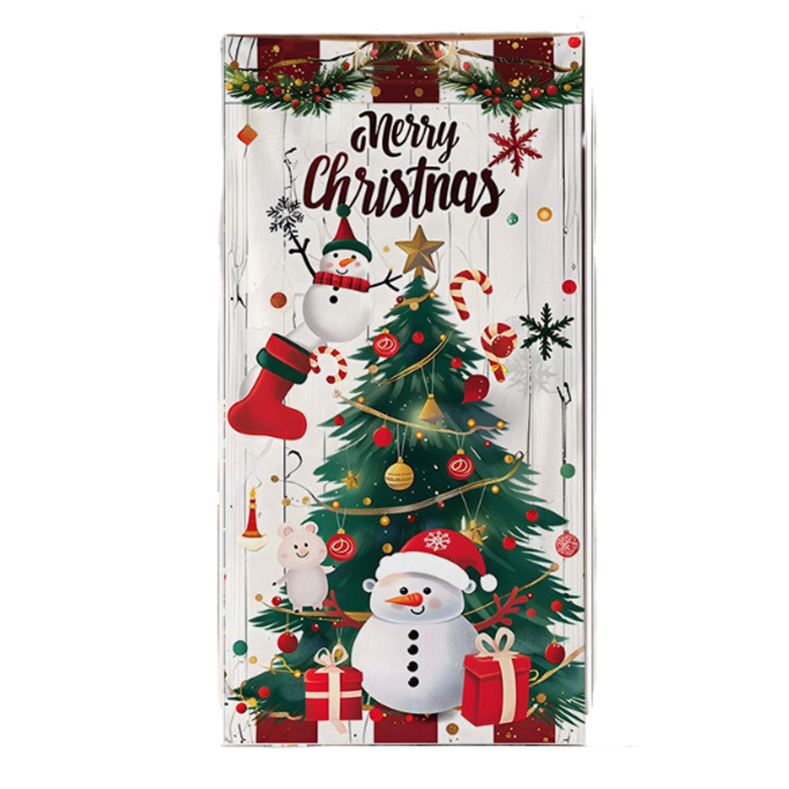 

New Christmas Door Hanging Banner Merry Christmas Decoration For Home 2025 Navidad Christmas Wall Decor Xmas Gift New Year 2026