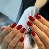 Festive True Red Wearable Short Nails – Autumn/Winter Collection
